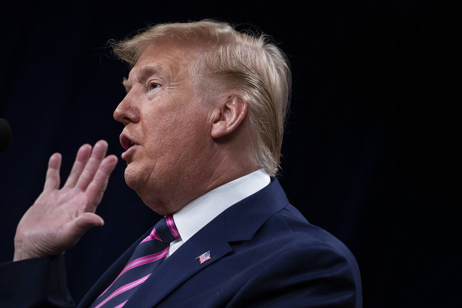 President Donald Trump speaks during the White House Summit on Child Care and Paid Leave in the South Court Auditorium on the White House complex, Thursday, Dec. 12, 2019, in Washington. [Photo: AP/Evan Vucci]