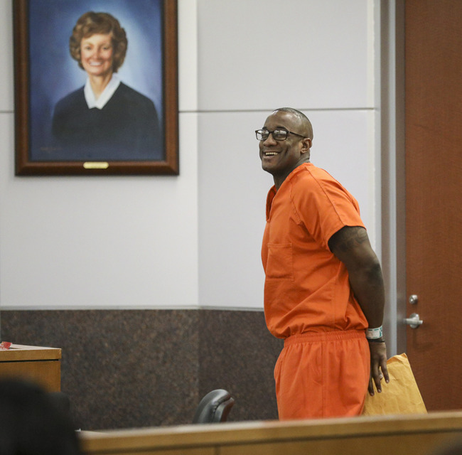 In this Tuesday, Nov. 26, 2019 file photo, Lydell Grant smiles in court after he was ordered to be released on bond in Houston. [Photo: AP]