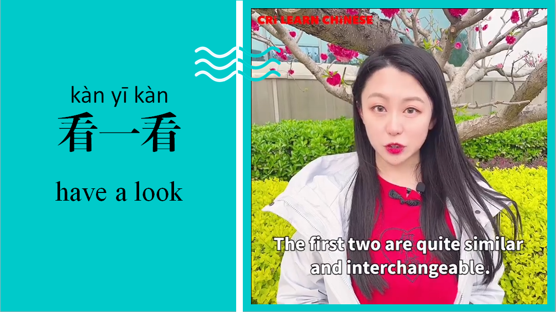 看一看 Have a look