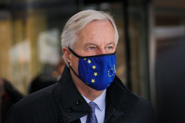Hlavní vyjednavač Evropské unie (EU) pro brexit, Michel Barnier, vede obchodní jednání s Británií v Londýně, 9. listopadu 2020. (Foto: Tim Ireland / Xinhua)