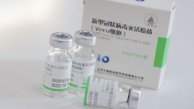 První čínská schválená vakcína proti COVID-19 pro veřejné použití. / CFP