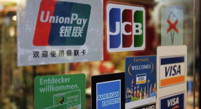China UnionPay registra aumento de uso global de tarjetas