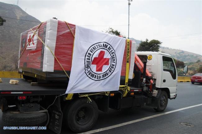 Arriba a Venezuela primer envío de ayuda humanitaria de Cruz Roja