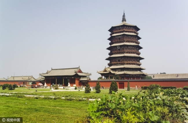 La pagoda de madera de Yingxian.