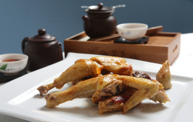 Foto V: El plato “pollo del limosnero” de la ciudad de Hangzhou