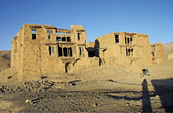 Las ruinas del palacio de Lhagyari