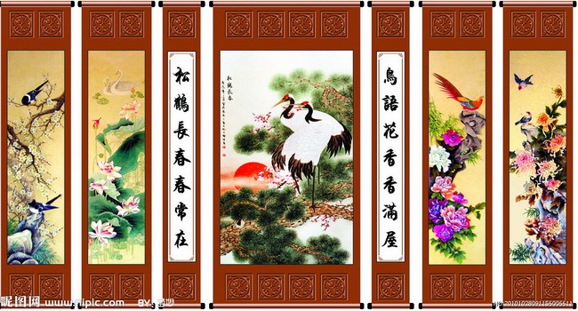 Formas de presentación de la pintura china tradicional