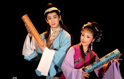 “Matrimonio entre una ninfa y un mortal” es una de las obras más conocidas de la ópera Huangmei