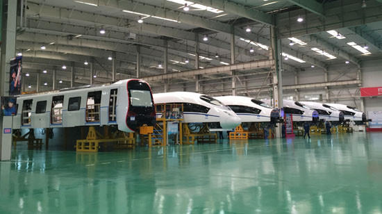 Visitar la planta de China CNR Corp. Ltd