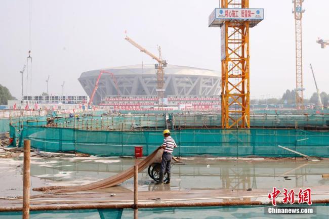 Beijing : les stades pour des JO d'hiver en construction
