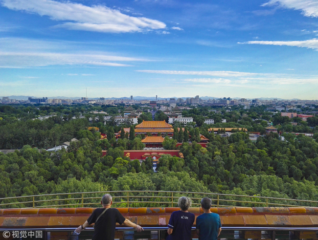 Le Parc Jingshan, un cadre à la fois historique et magnifique