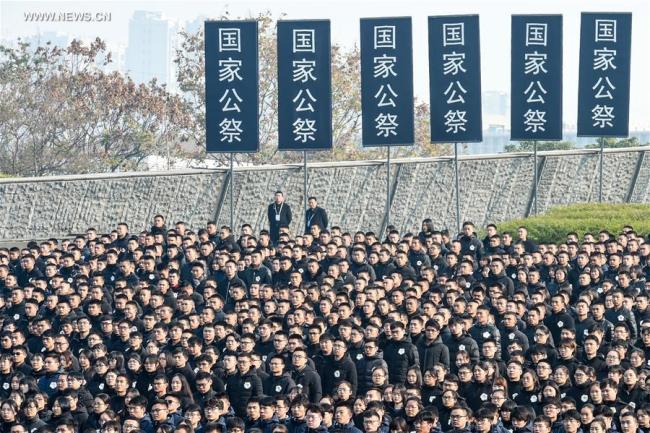 Chine : cérémonie nationale pour commémorer le massacre de Nanjing