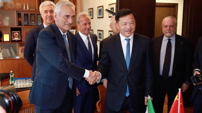 China Media Group a signé un mémorandum d’entente et de coopération avec la Fédération italienne de football
