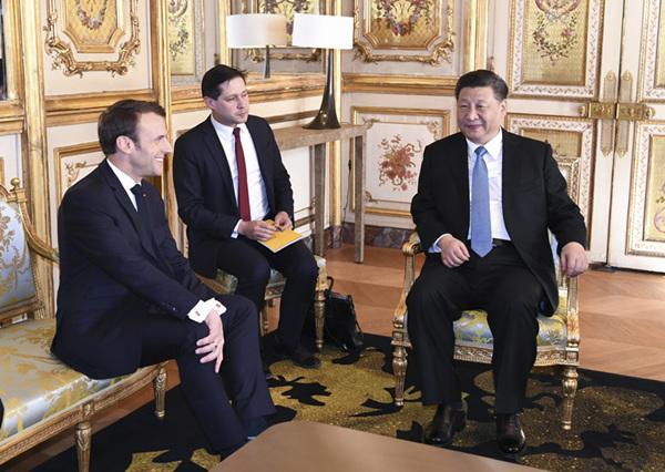 Rétrospective de la visite en Europe du président Xi Jinping --- visite en France