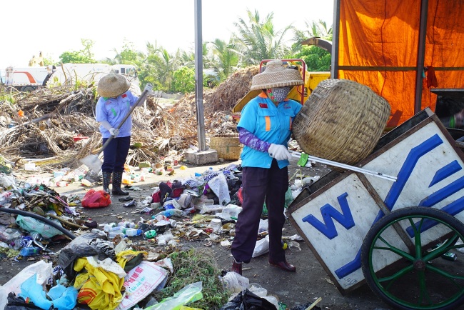 Aperçu du Centre de traitement des déchets de la ville de Sansha 