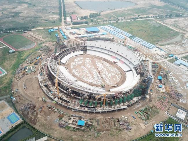 Fin de la construction de la partie principale du Stade national du Cambodge