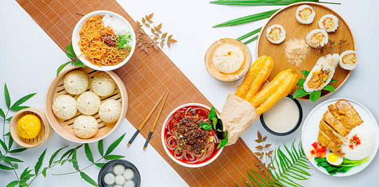 « Jiuyuan Baozi » offre une variété d'aliments