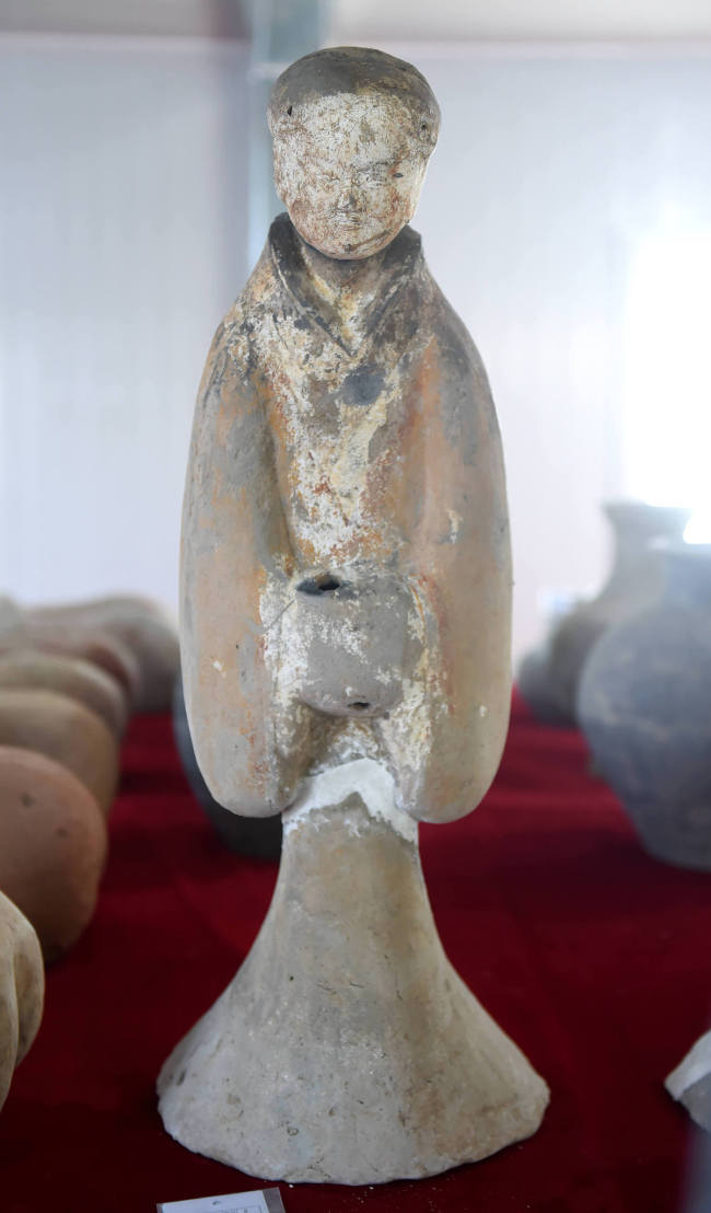 Découverte à Luoyang de figurines en poterie datant de la dynastie des Han de l’Ouest