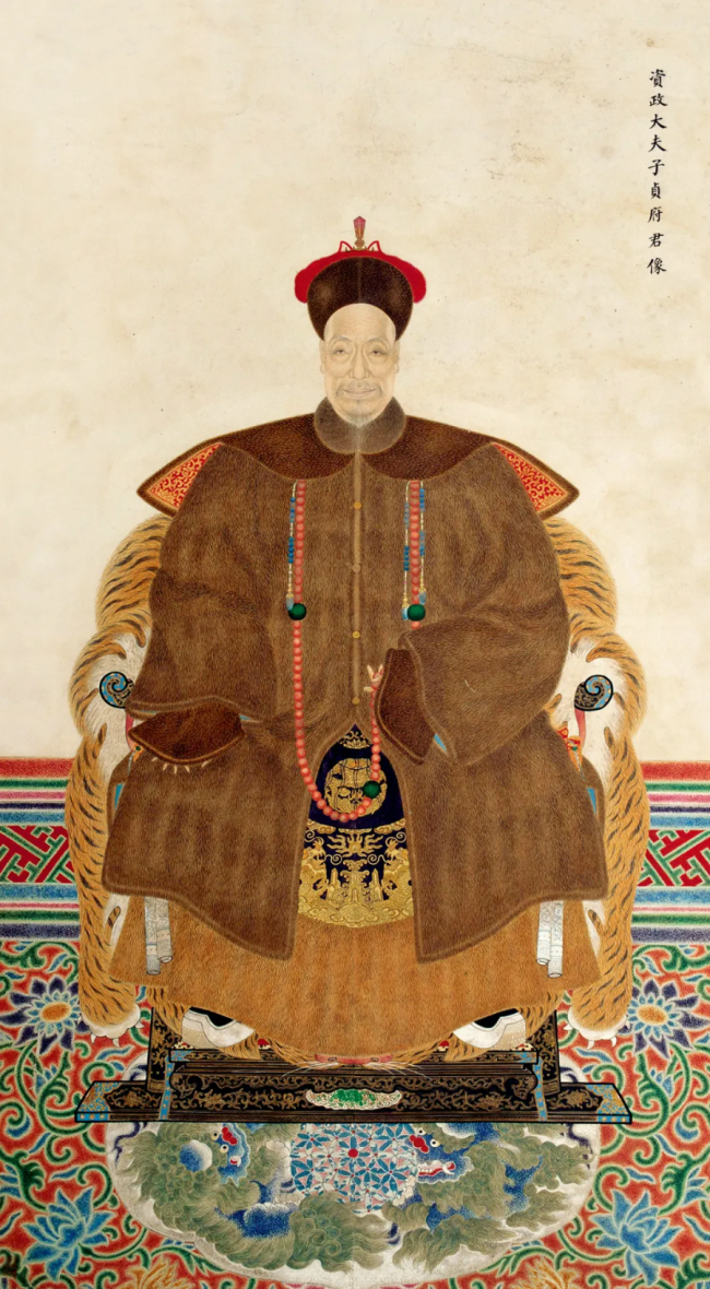 «Πορτρέτο του Χε Σαοτζί», ένα έργο από τη συλλογή του Επαρχιακού Μουσείου Χουνάν. 