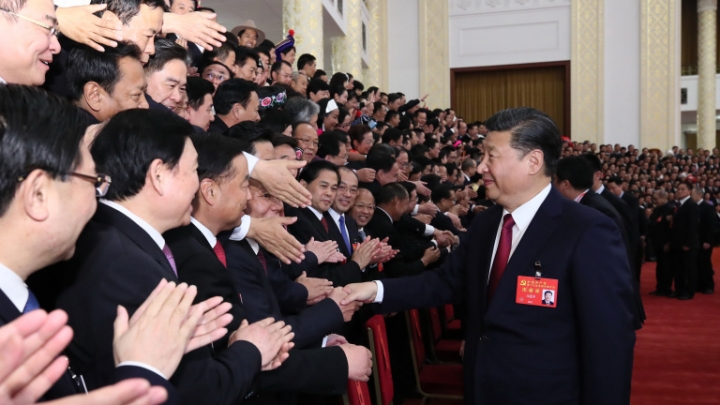 Xi Jinping reúne-se com representantes do congresso