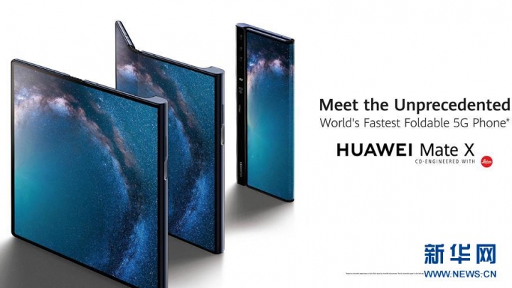 Huawei lança smartphone 5G dobrável Mate X