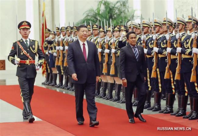Си Цзиньпин провел переговоры с президентом Мальдив А. Ямином 