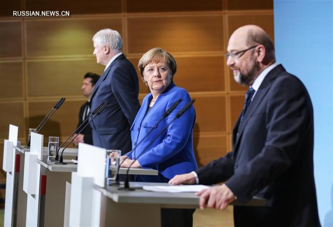 Стороны зондирующего диалога по формированию правительства Германии пришли к принципиальному соглашению