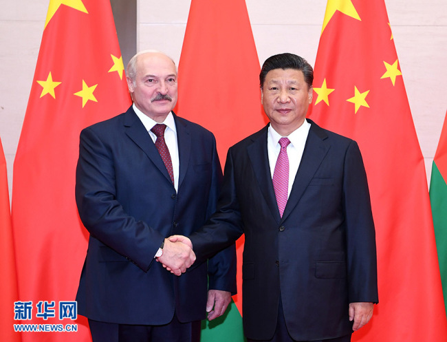 Встреча Си Цзиньпина с президентом Беларуси А. Лукашенко