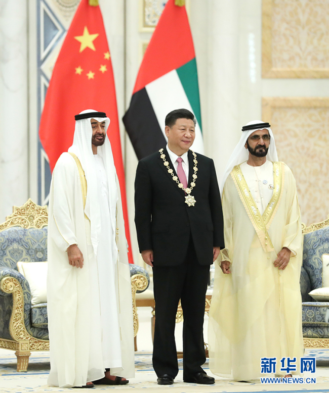 Китай и ОАЭ приняли решение об установлении отношений всеобъемлющего стратегического партнерства