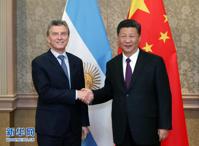 Си Цзиньпин встретился с президентом Аргентины М.Макри