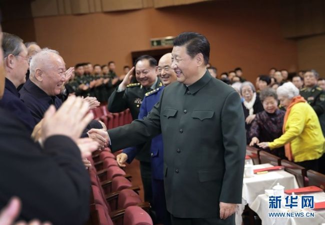 چینی صدر مملکت شی جن پھنگ کی جانب سے فوج کے تمام معمرافسران کو نئے سال کی مبارک باد 