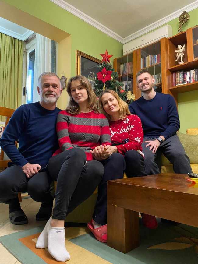 Sonila Boçi me familjen