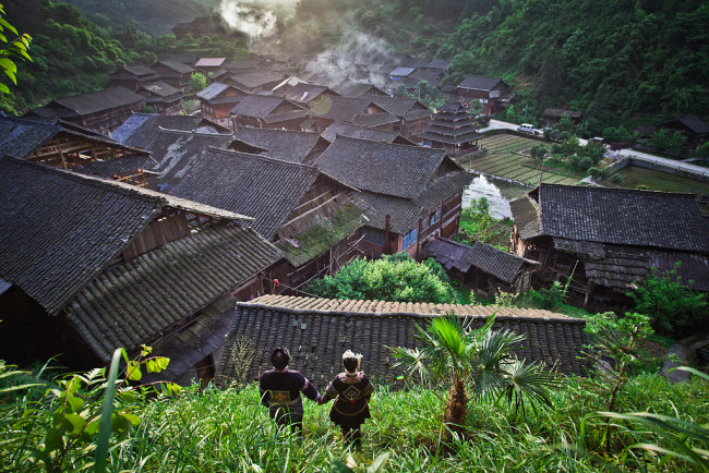 Një fshat i kombësisë dong në Huaihua të provincës Hunan të Kinës Qendrore./ CFP