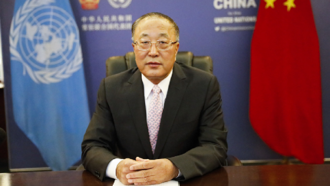 Foto: Përfaqësuesi i përhershëm i Kinës në OKB, Zhang Jun/ Xinhua