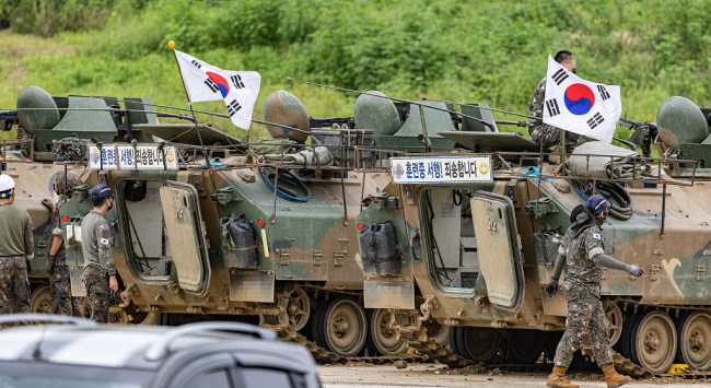 stërvitje ushtarake Kore e Jugut-SHBA （Foto： VCG）
