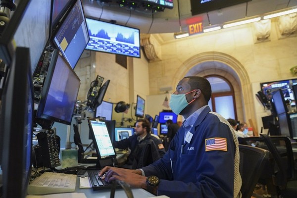Obchodování na Newyorské Akciové burze ve Spojených státech 19. srpna 2021. [Photo/Xinhua]
