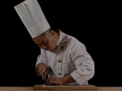 Der Koch Li Hongka Foto von CGTN