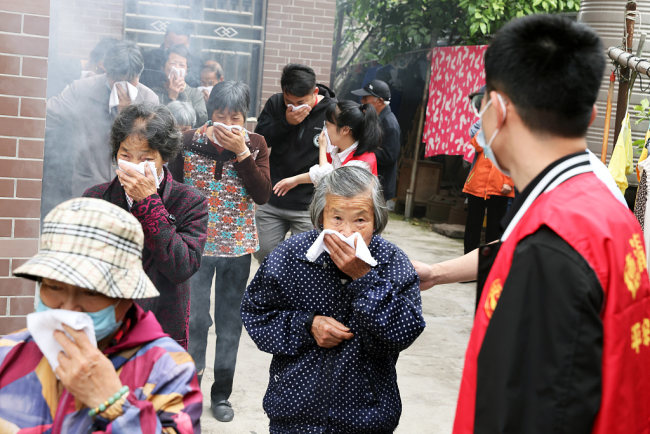 Vežbe evakuacije širom Kine povodom Dana smanjenja rizika od katastrofa