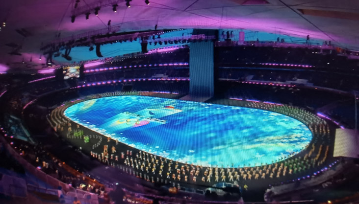 آغاز مراسم افتتاحیه بازی‌های المپیک زمستانی 2022 در پکن