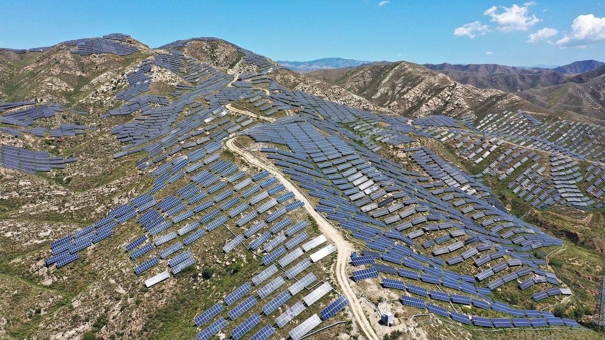 صفحه های تولید برق خورشیدی شهر جانگ جیا کوئو