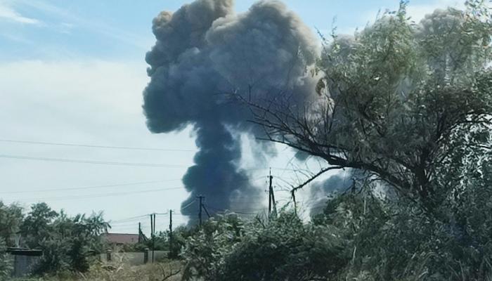 انفجار در فرودگاه نظامی روسیه در شبه جزیره کریمها