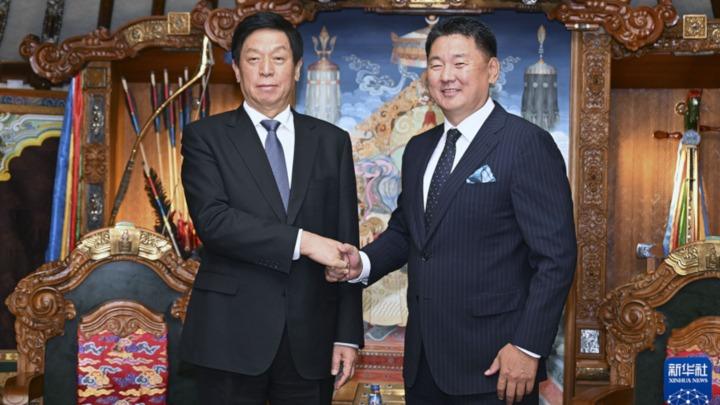 Li Zhanshu absolvierte offiziellen Freundschaftsbesuch der Mongolei