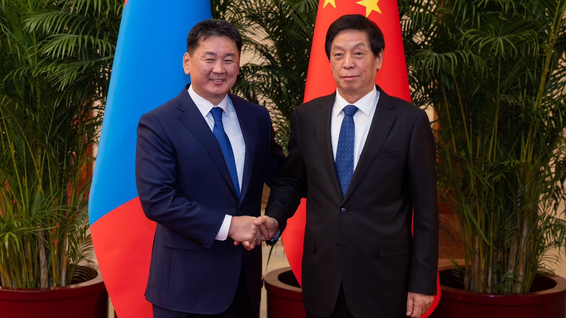 Ли Жаньшү Монгол Улсын ерөнхийлөгчтэй уулзжээ