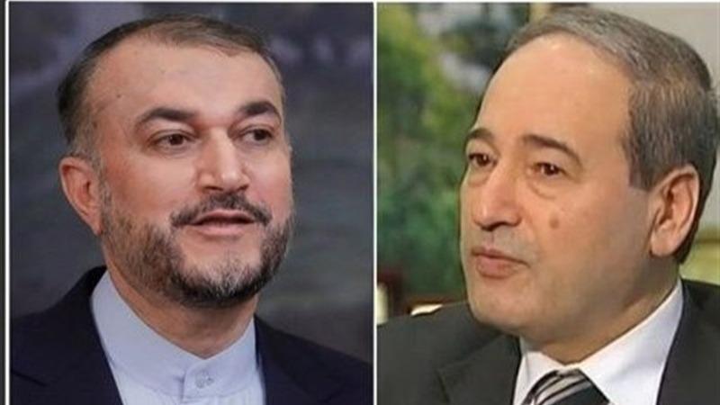 گفت‌وگوی تلفنی وزرای خارجه ایران و سوریه درباره روابط راهبردی دوجانبها