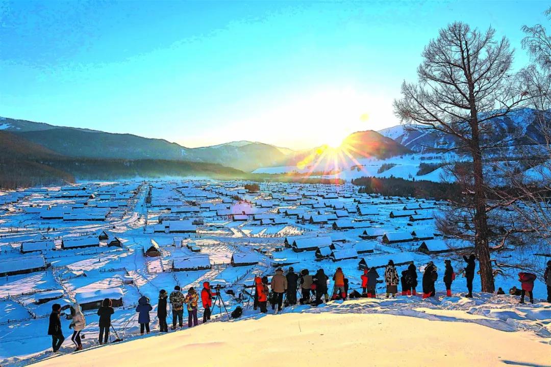 رونق تفریحات زمستانی در مزارع مناطق روستایی شین جیانگا