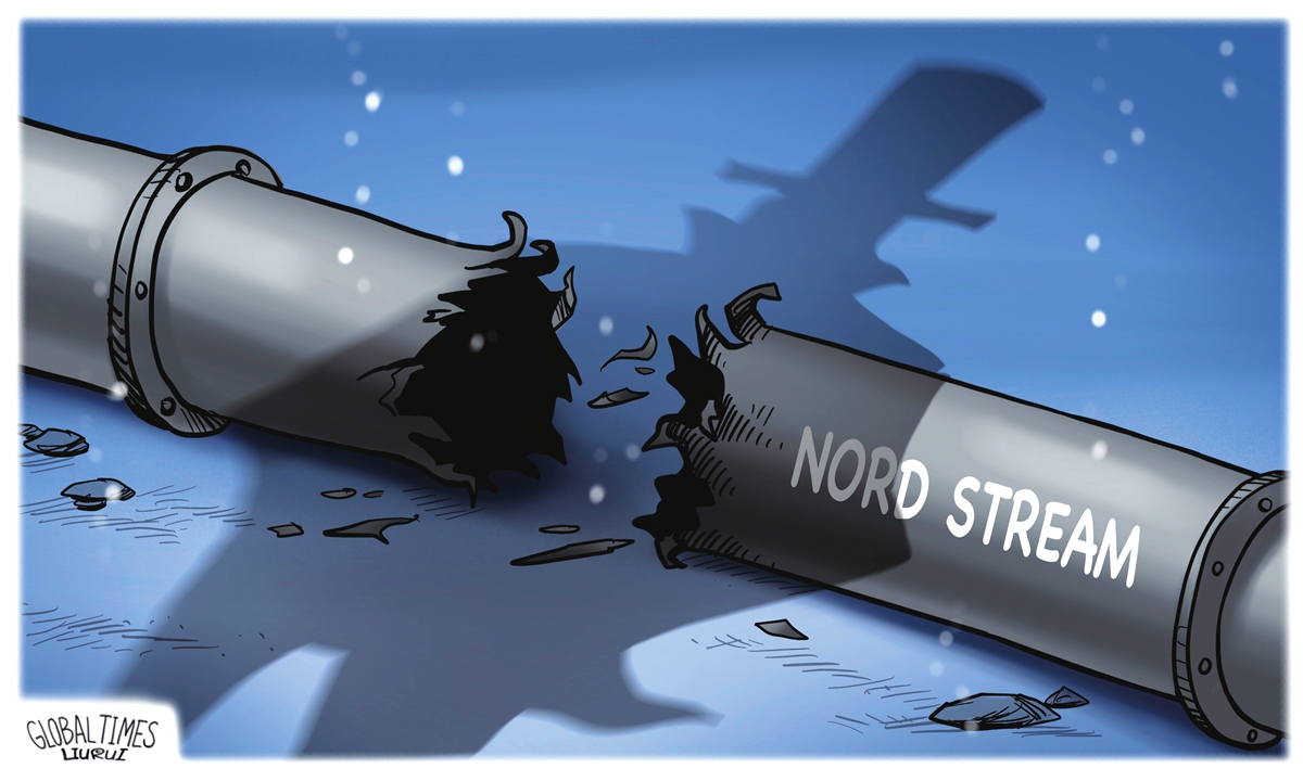 کاریکاتور| جرم آمریکا در انفجار خط لوله نورد استریم