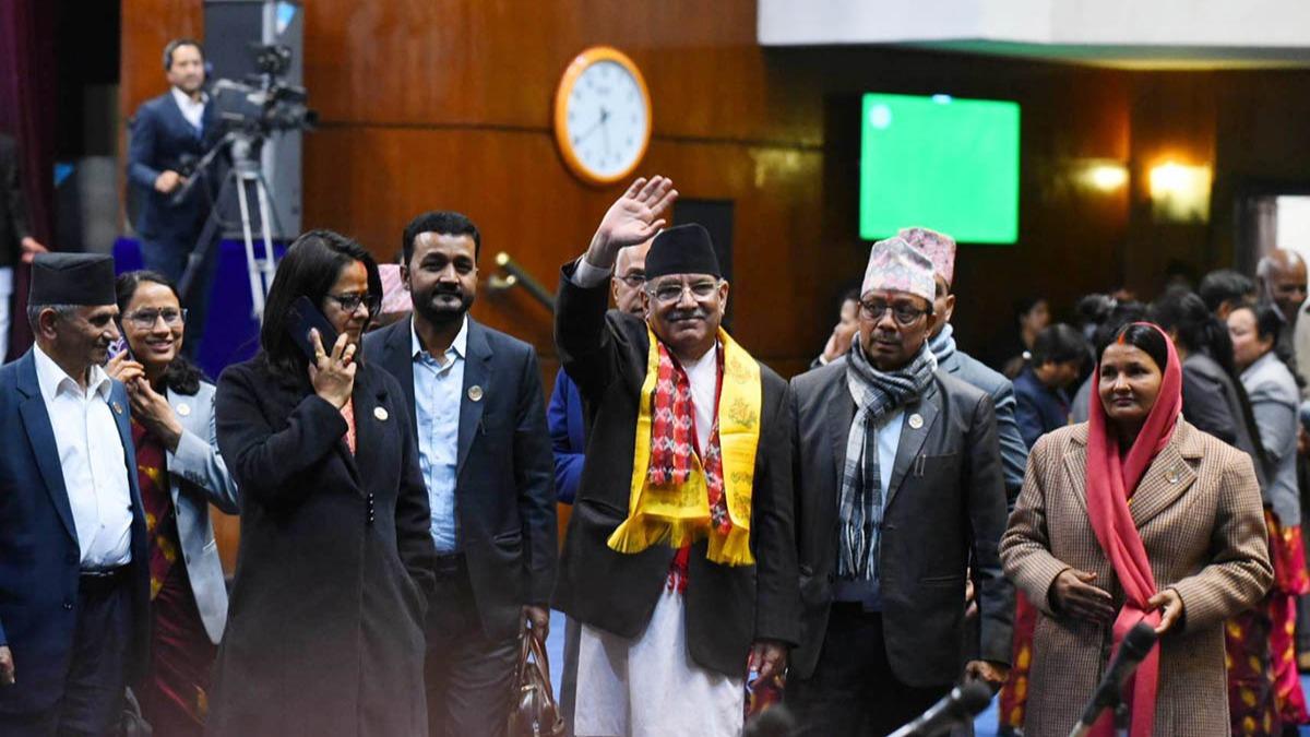 नेपालका प्रधानमन्त्री प्रचण्डलाई संसदबाट पुन विश्वासको मत प्राप्त