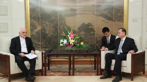 ملاقات معاون وزیر خارجه چین با سفیر ایران در چینا