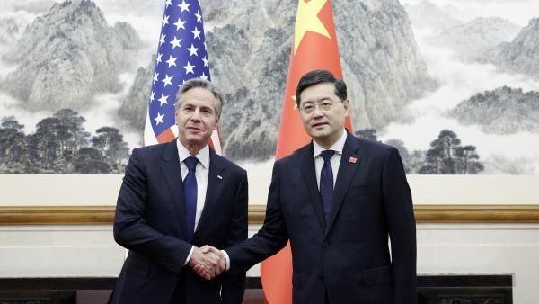 دیدار وزرای خارجه چین و آمریکا در پکنا