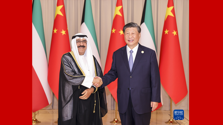 دیدار رهبر چین با ولیعهد کویتا